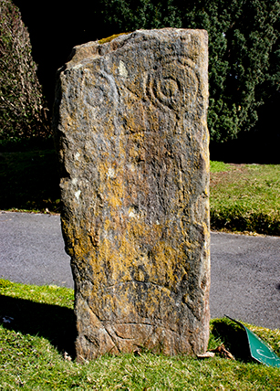 Pictish Carved Stone at St Clements churchyard in Dingwall