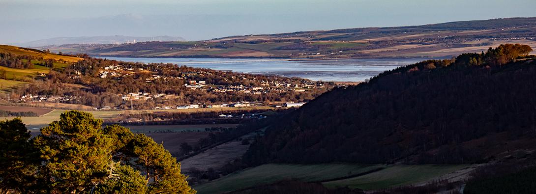 Dingwall lies at the head of the Cromarty Firth